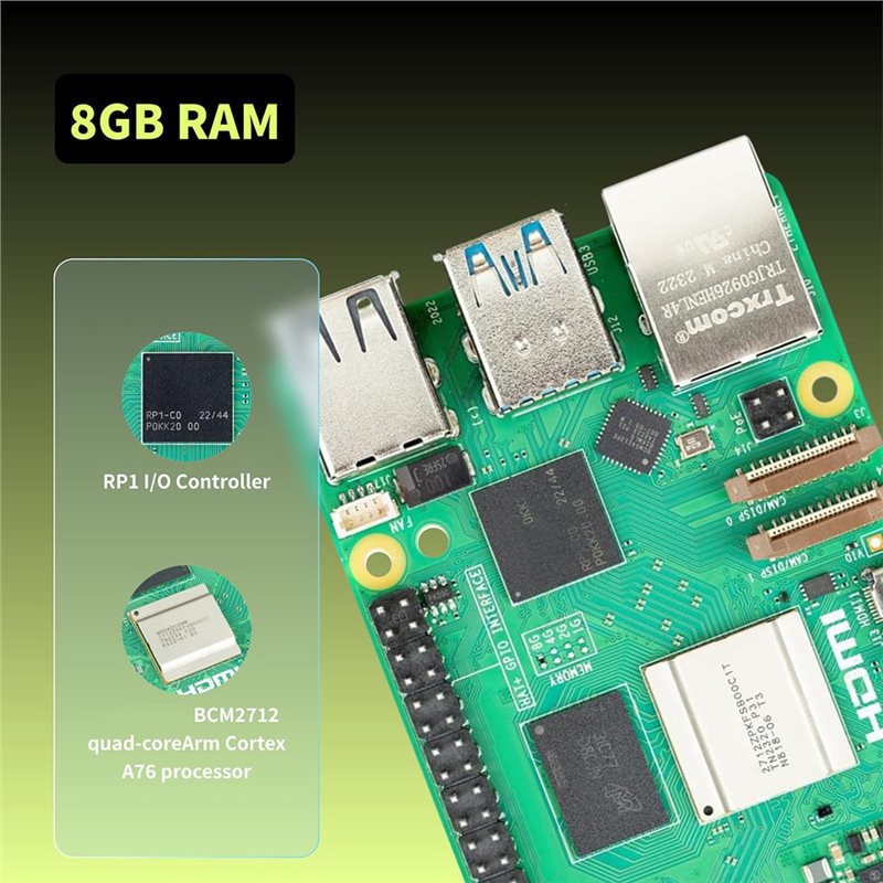 T23C For Irasptek Starter Kit  - đánh giá và giá Raspberry Pi 5 8Gb Kit