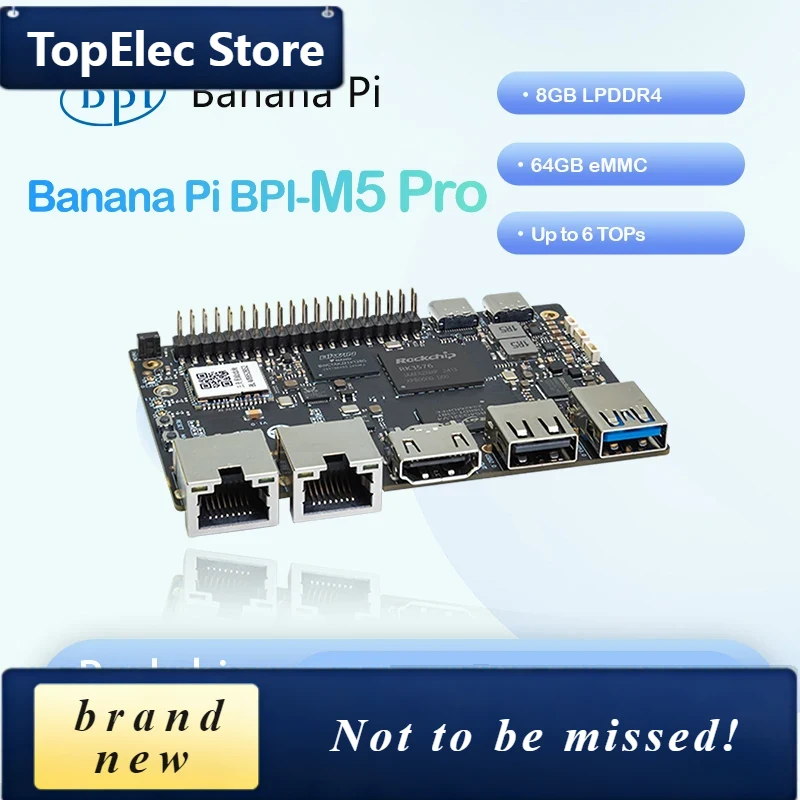 TopElec Banana Pi BPI-M5 Pro R - đánh giá và giá Banana Pi Bpi-M5