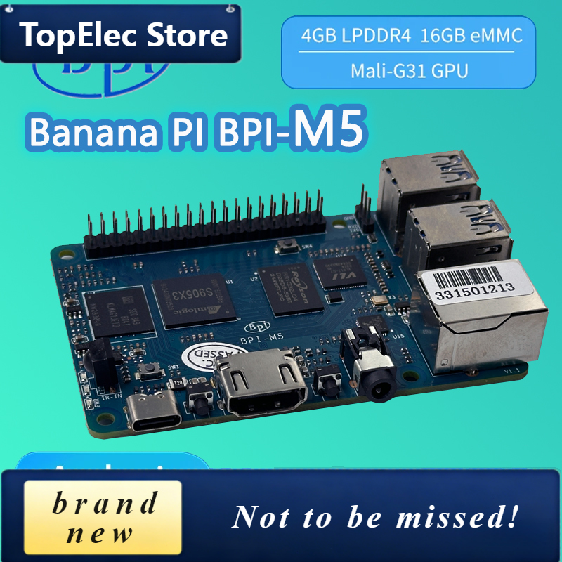 TopElec Banana PI BPI-M5 4GB L - đánh giá và giá Banana Pi Bpi-M5