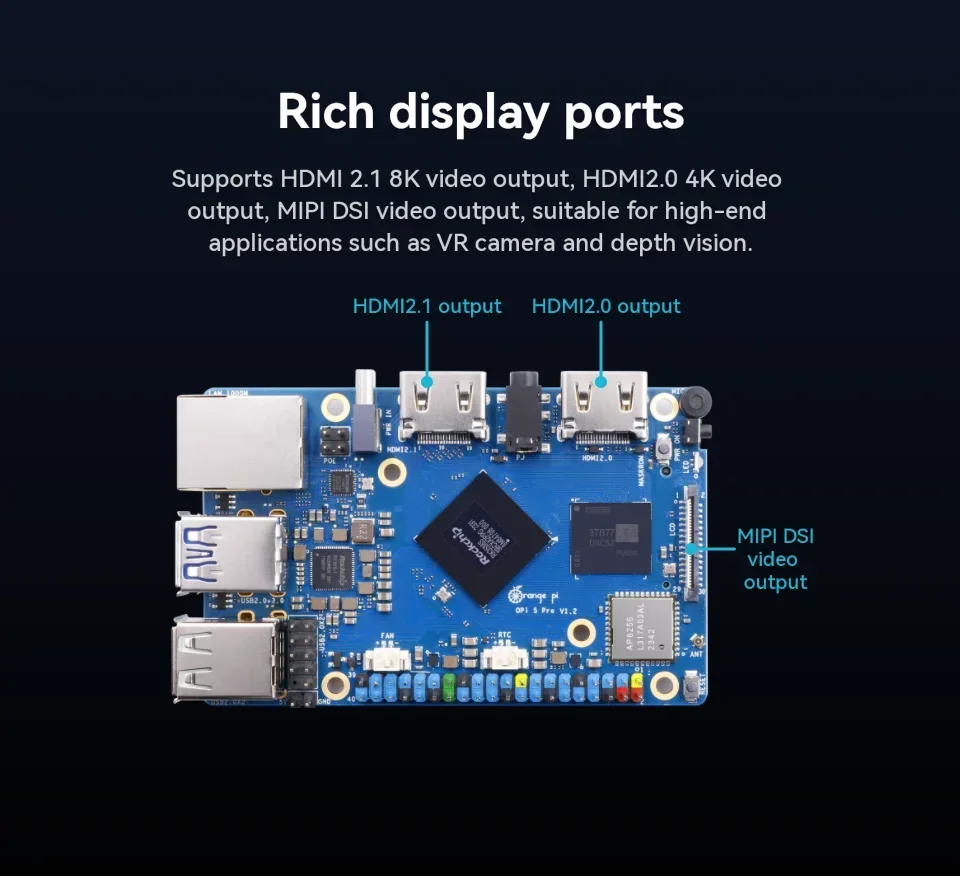 Orange Pi 5 Pro 6GB / 8GB /16G - đánh giá và giá Orange Pi 5 Plus 16Gb